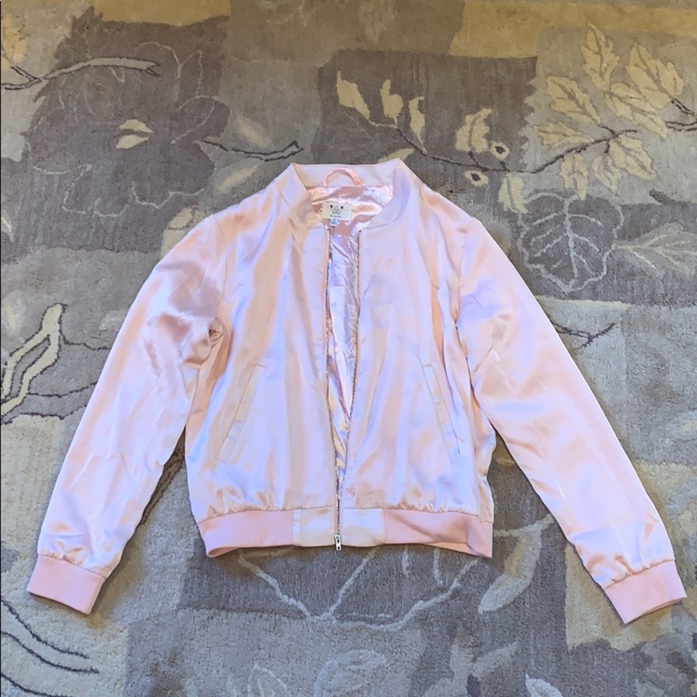 Silky pink jacket